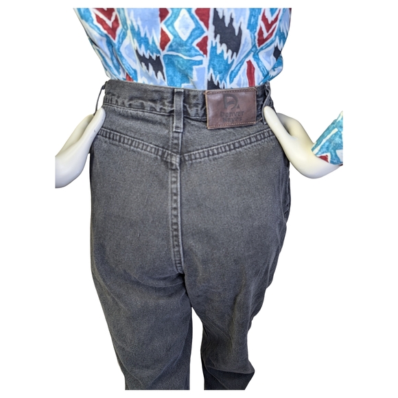 Vintage Denver Hayes Western High Rise Black Jeans | Made in Canada | 27" Waist - Picture 5 of 10